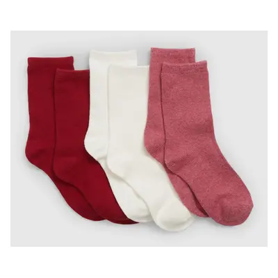 GAP Kids' High Socks, 3pcs - Girls