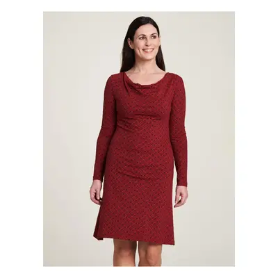 Red patterned dress Tranquillo - Women