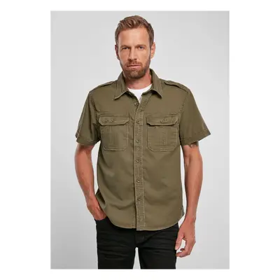 Vintage Short Sleeve Shirt Olive