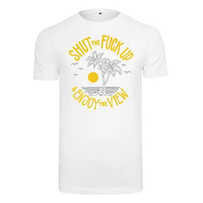 Shut the Fuck Up & Enjoy The View Tee White