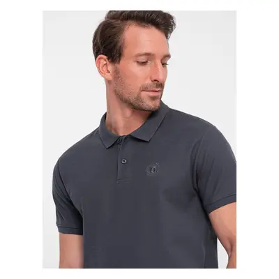 Ombre Men's pique knit polo shirt