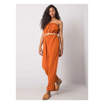 RUE PARIS Orange jumpsuit övvel