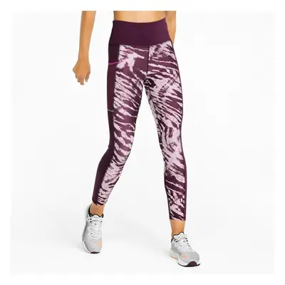 Puma Run 5K Graphic High Waist 7/8 Tight Grape Wine Women's Leggings