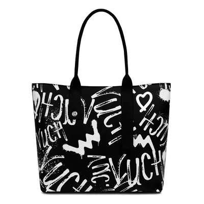 VUCH Wennie Grafitti Black Handbag