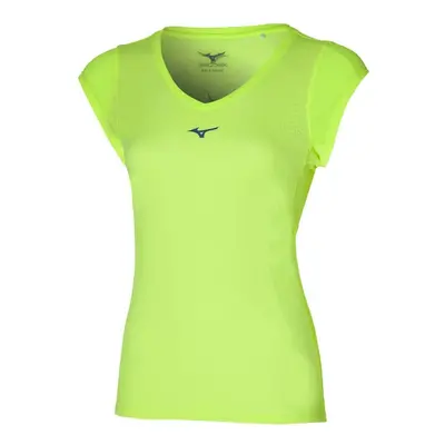 Women's Mizuno Aero Tee Neolime T-Shirt