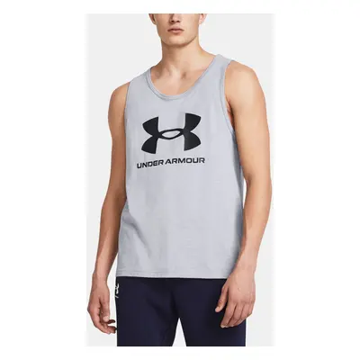 Under Armour Tank Top UA SPORTSTYLE LOGO TANK-GRY - Men's