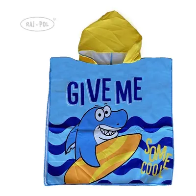 Raj-Pol Kids's Towel Beach Poncho Shark