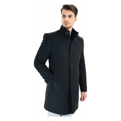 PLT8367 DEWBERRY MEN'S COAT-ANTHRACITE