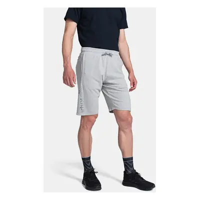 Men's sweat shorts Kilpi TUSCON Light gray