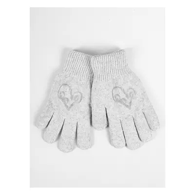 Yoclub Kids's Gloves RED-0201G-AA5A-001