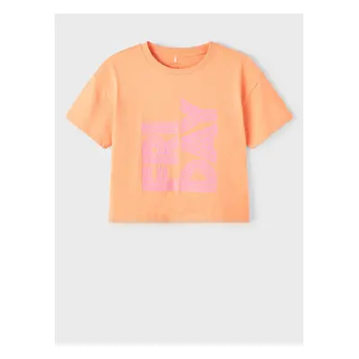 Orange Girls' T-shirt name it Balone - Girls