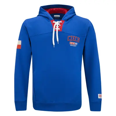 Men's CCM FLAG HOODIE TEAM CZECH Collegiate Royal SR