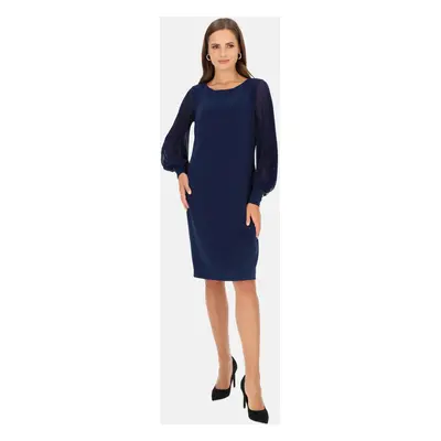 Potis & Verso Woman's Dress Ricarda Navy Blue