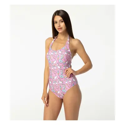 Aloha From Deer Woman's Best Ever Open Back Swimsuit SSOB AFD521