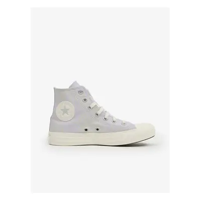 Light Purple Womens Patterned Ankle Sneakers Converse Chuck - Women