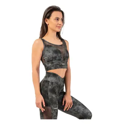 Women's Bra Nebbia ECO Mesh Sports Bra "Breathe" camo green