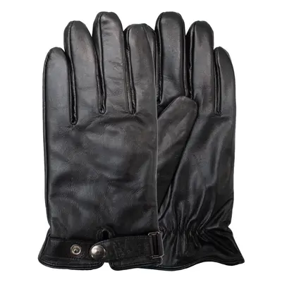 Semiline Man's Men's Leather Gloves P8292