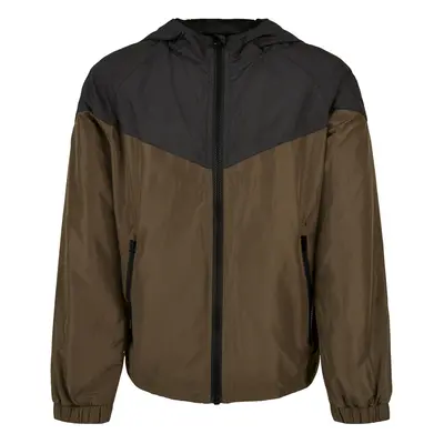 Boys' 2-Tone Tech Windrunner black/darkolive