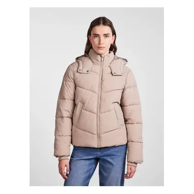 Beige Women's Quilted Jacket Pieces Jamilla - Women's