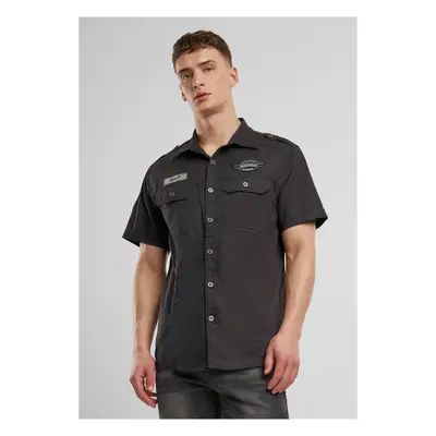 Luis Vintage Short Sleeve Shirt Black