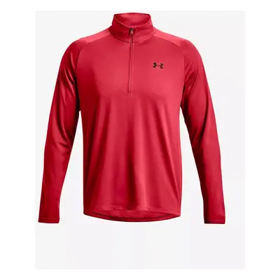 Men's T-shirt Under Armour UA Tech 2.0 1/2 Zip-RED