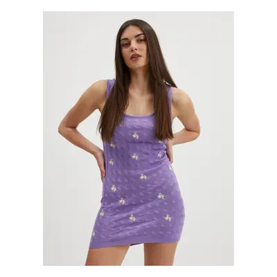 Purple Sheath Dress Noisy May Lil - Women