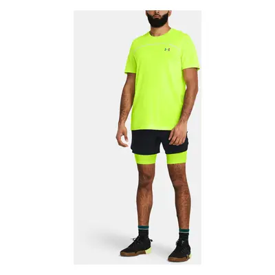 Under Armour UA Rush Seamless Wordmark T-Shirt SS-GRN - Men's