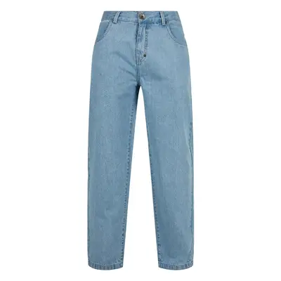 Men's 3D Embroidery Jeans Light Blue