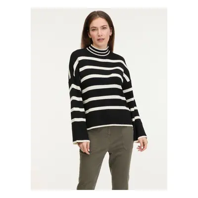 Black Striped Sweater ONLY Ibi - Women