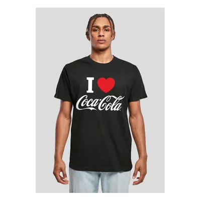 Men's T-shirt I Love Coca Cola black