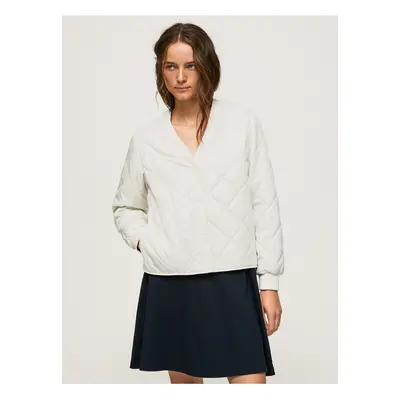 Cream Women's Bomber Pepe Jeans - Women