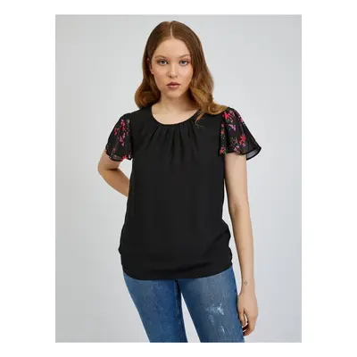 Orsay Black Womens Patterned T-Shirt - Women