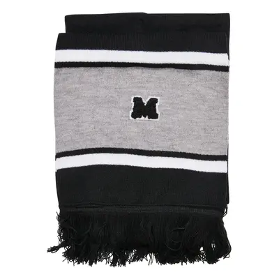 School team scarf black/heathergrey/white