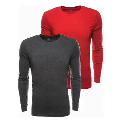 Ombre Clothing Men's plain longsleeve - mix