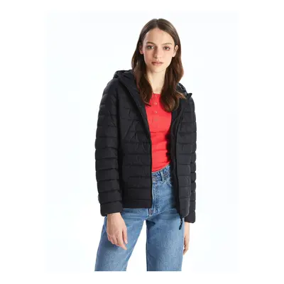 LC Waikiki Women's Hooded Plain Puffer Coat