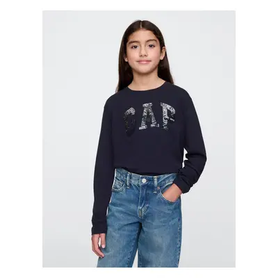 GAP Children's T-shirt with sequin logo - Girls