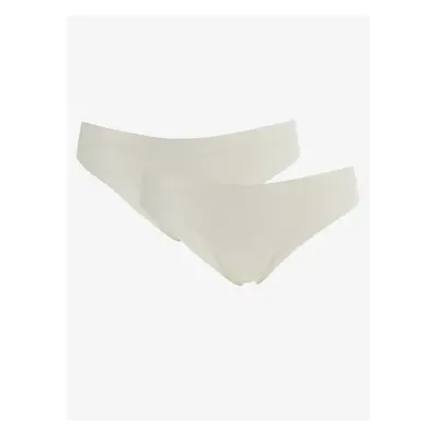 Set of three women's panties in white ONLY Tracy - Women