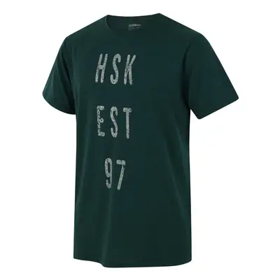 Men's functional T-shirt HUSKY Tingl dk. putting green