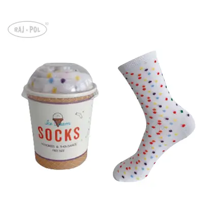 Raj-Pol Woman's Socks Ice Cream