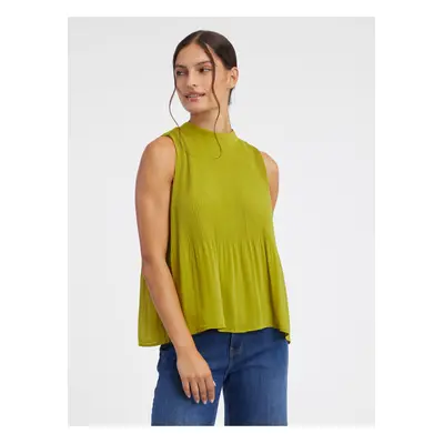 Orsay Green Women's Ribbed Blouse - Women