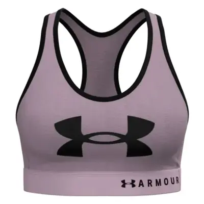 Under Armour Mid Keyhole Graphic - PNK Women's Bra