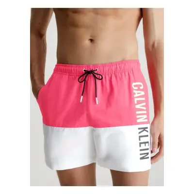 Calvin Klein Underwear Intense Power-Medium Draws Men's White & Pink Swimsuit - Men's