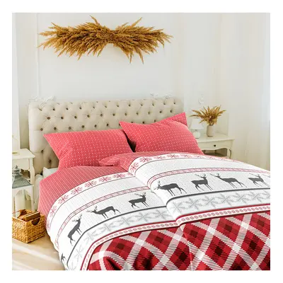 Edoti Xmass 2C flannel bedding A777