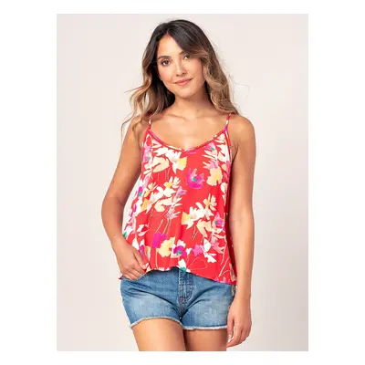 Red Floral Top Rip Curl - Women