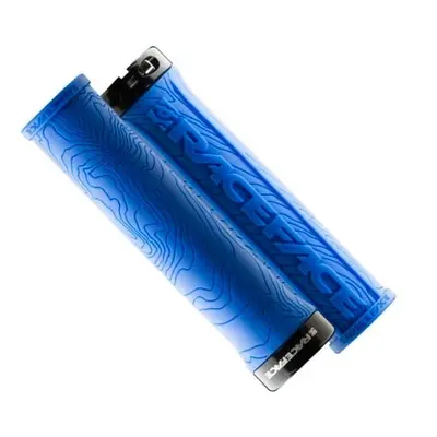 Race Face Half Nelson Single Lock-On blue handlebar grips