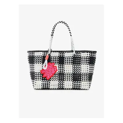 Black and white ladies handbag Desigual Lux - Ladies