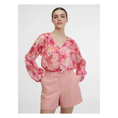 Orsay Pink women's floral blouse - Women