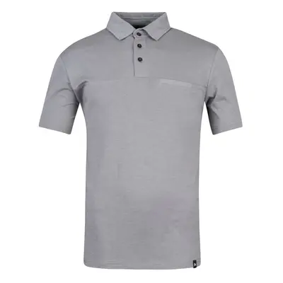 Men's half-shirt Hannah KAJAN steel gray mel