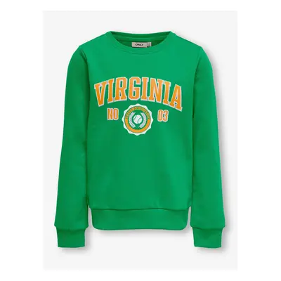 Green Girls' Sweatshirt ONLY Cali - Girls