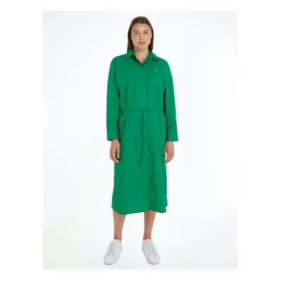 Green women's shirt dress Tommy Hilfiger - Women